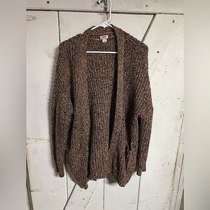 Multi colored sweater cardigan